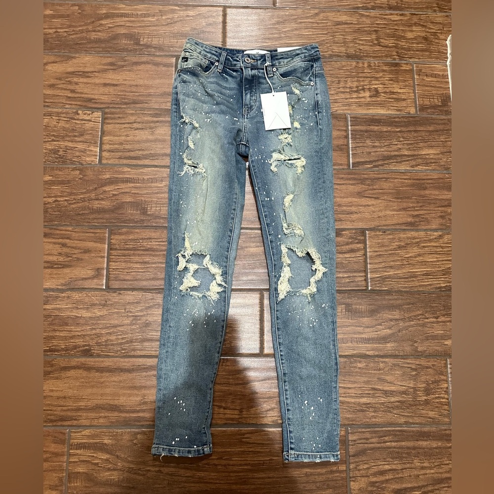 Kan can distressed jeans size 3/25